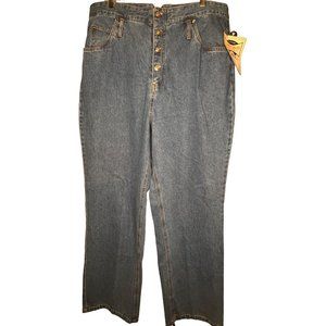 New with tags Andrews blue jeans at work union made size 18 medium blue color 10